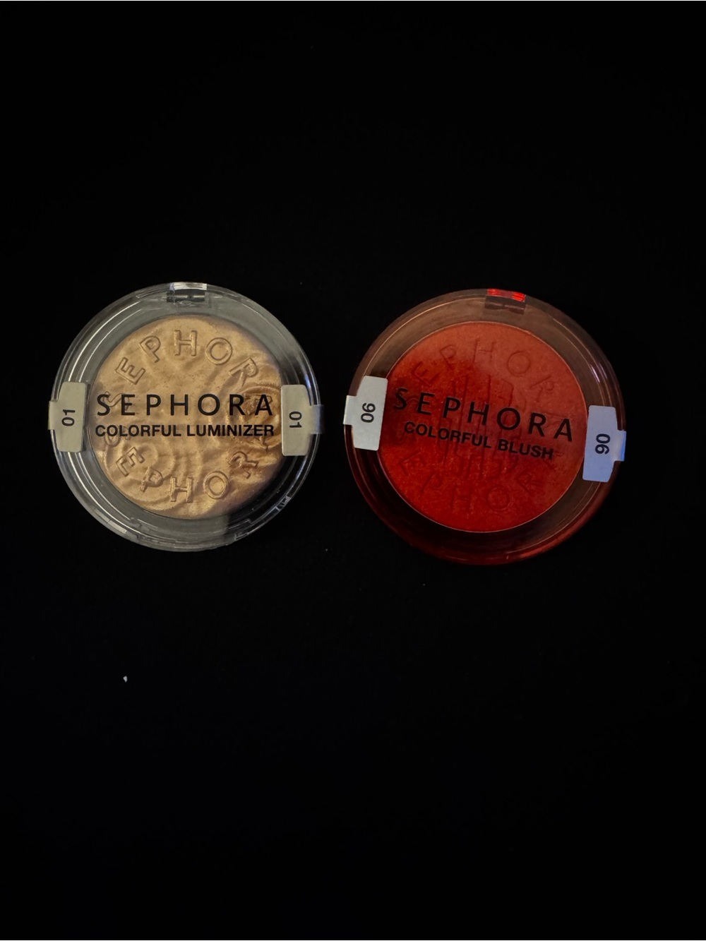 Sephora Gold Highlighter & Red Blush Duo